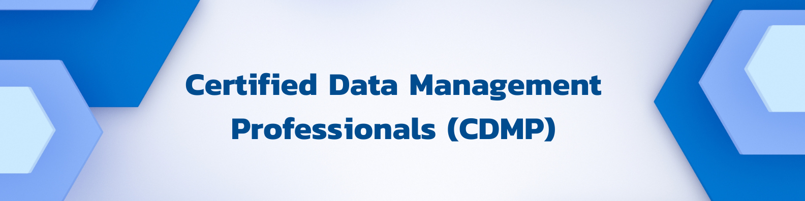 Certified Data Management Professionals (CDMP) – Exam Included (New!!)
